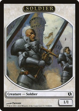 Soldier Token [Duel Decks: Elspeth vs. Tezzeret Tokens] | Eastridge Sports Cards & Games