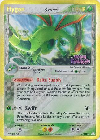 Flygon (7/110) (Delta Species) (Stamped) [EX: Holon Phantoms] | Eastridge Sports Cards & Games