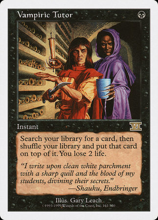 Vampiric Tutor [Classic Sixth Edition] | Eastridge Sports Cards & Games