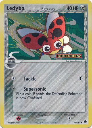 Ledyba (53/101) (Delta Species) (Stamped) [EX: Dragon Frontiers] | Eastridge Sports Cards & Games