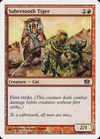 Sabretooth Tiger [Eighth Edition] | Eastridge Sports Cards & Games