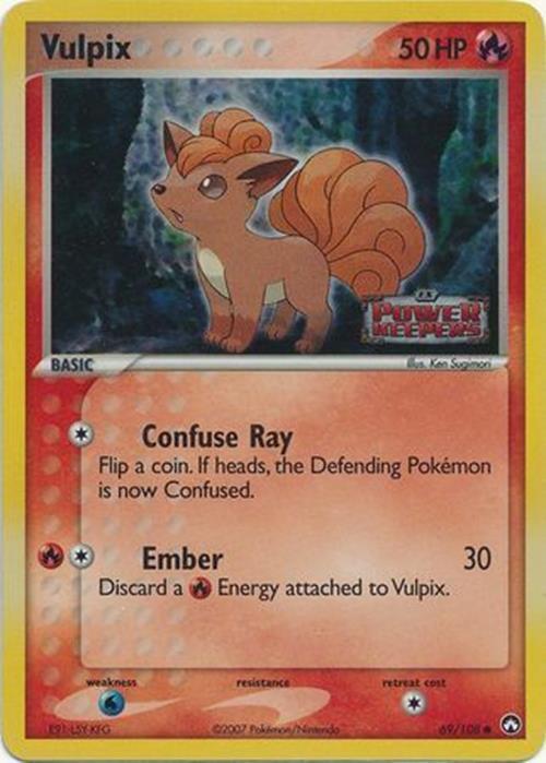 Vulpix (69/108) (Stamped) [EX: Power Keepers] | Eastridge Sports Cards & Games