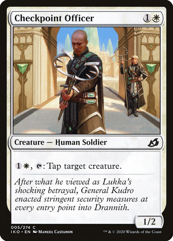 Checkpoint Officer [Ikoria: Lair of Behemoths] | Eastridge Sports Cards & Games