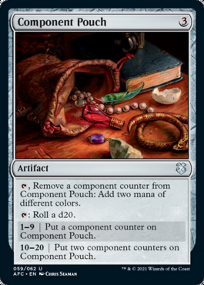 Component Pouch [Dungeons & Dragons: Adventures in the Forgotten Realms Commander] | Eastridge Sports Cards & Games