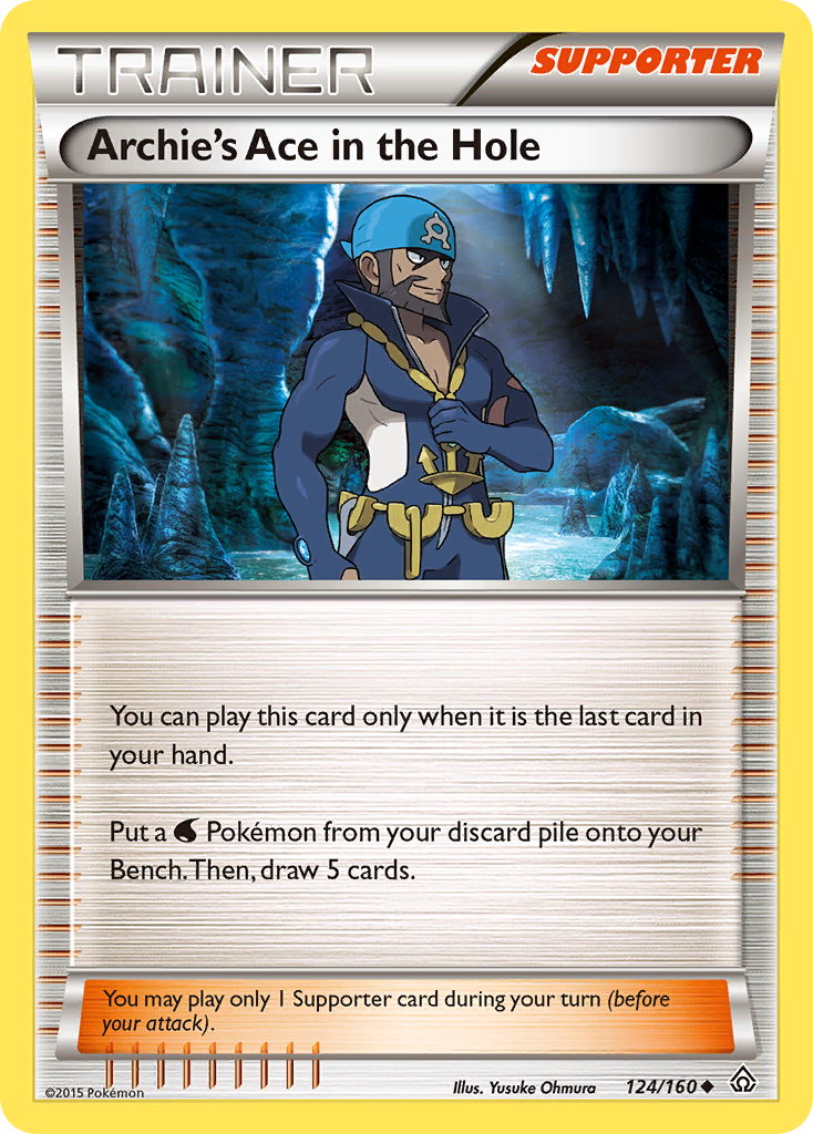 Archie's Ace in the Hole (124/160) [XY: Primal Clash] | Eastridge Sports Cards & Games