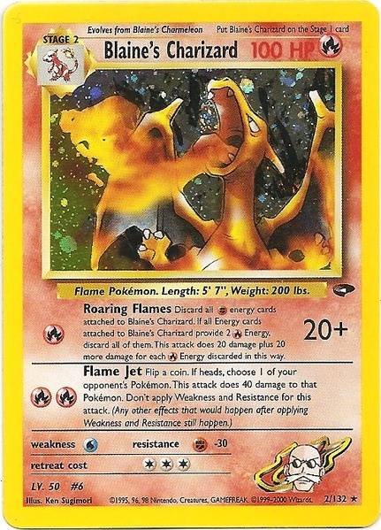 Blaine's Charizard (2/132) [Gym Challenge Unlimited] | Eastridge Sports Cards & Games