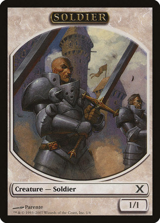 Soldier Token [Tenth Edition Tokens] | Eastridge Sports Cards & Games