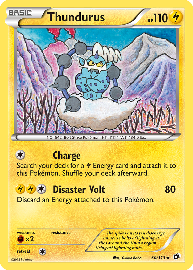 Thundurus (50/113) [Black & White: Legendary Treasures] | Eastridge Sports Cards & Games