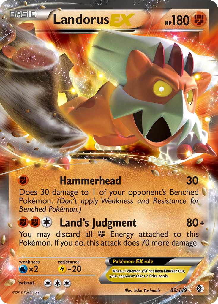 Landorus EX (89/149) [Black & White: Boundaries Crossed] | Eastridge Sports Cards & Games