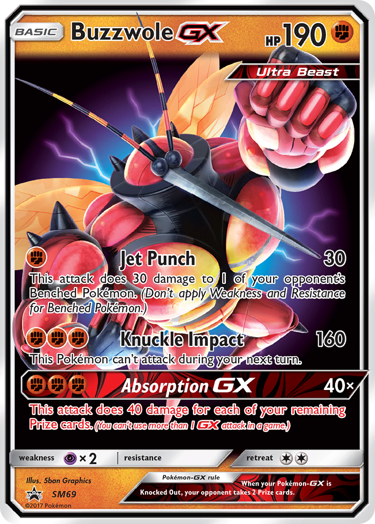 Buzzwole GX (SM69) [Sun & Moon: Black Star Promos] | Eastridge Sports Cards & Games