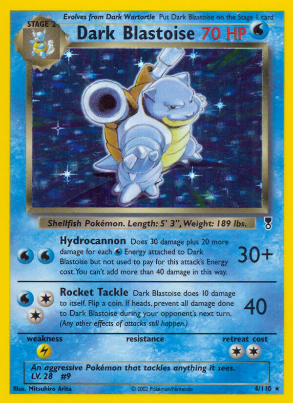 Dark Blastoise (4/110) (WotC) (Theme Deck Exclusive) [Legendary Collection] | Eastridge Sports Cards & Games