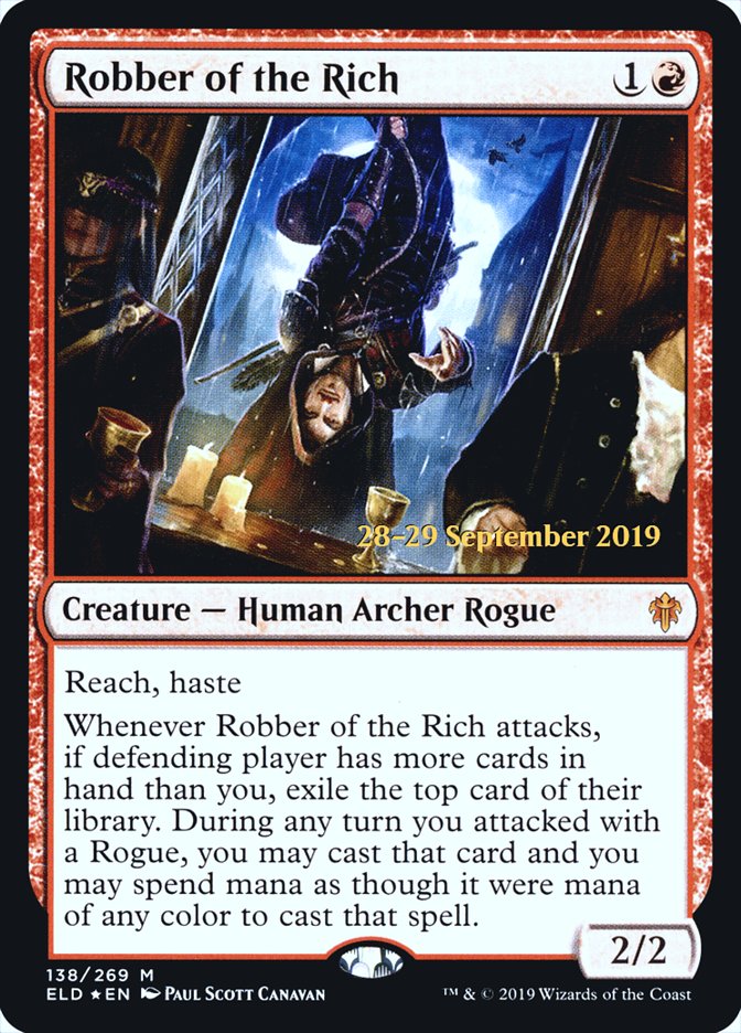 Robber of the Rich  [Throne of Eldraine Prerelease Promos] | Eastridge Sports Cards & Games