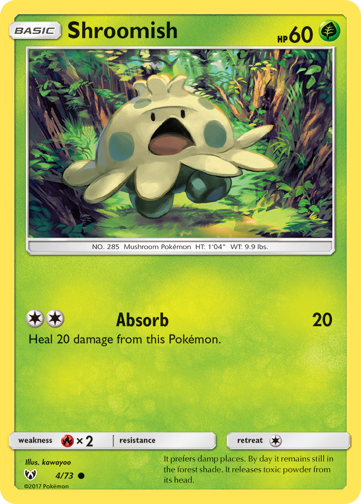 Shroomish (4/73) [Sun & Moon: Shining Legends] | Eastridge Sports Cards & Games