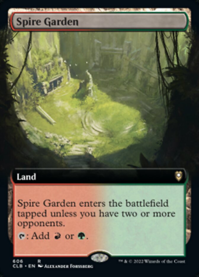 Spire Garden (Extended Art) [Commander Legends: Battle for Baldur's Gate] | Eastridge Sports Cards & Games
