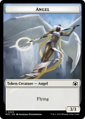 Angel (3) // Demon Double-Sided Token [March of the Machine Commander Tokens] | Eastridge Sports Cards & Games