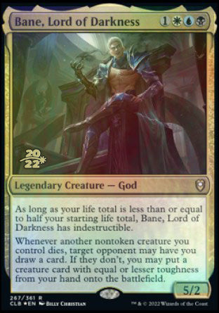 Bane, Lord of Darkness [Commander Legends: Battle for Baldur's Gate Prerelease Promos] | Eastridge Sports Cards & Games