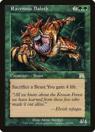 Ravenous Baloth [Onslaught] | Eastridge Sports Cards & Games