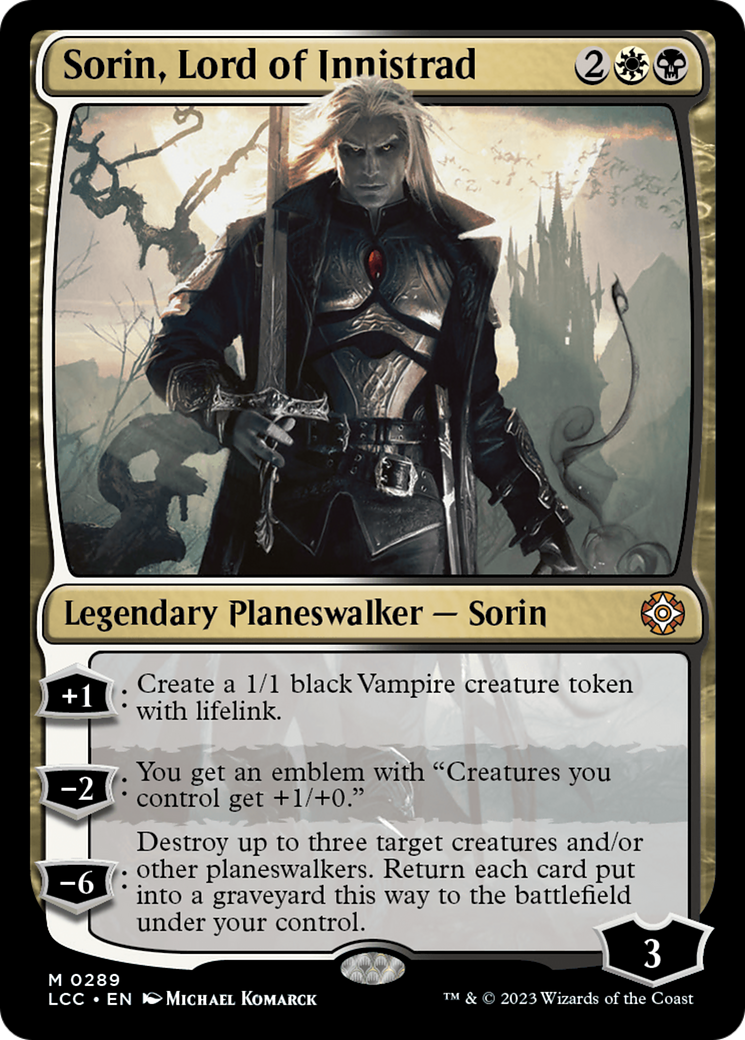 Sorin, Lord of Innistrad [The Lost Caverns of Ixalan Commander] | Eastridge Sports Cards & Games