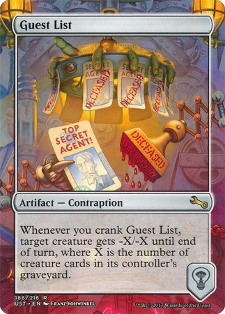 Guest List [Unstable] | Eastridge Sports Cards & Games