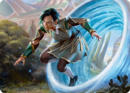 Vortex Runner Art Card [Strixhaven: School of Mages Art Series] | Eastridge Sports Cards & Games