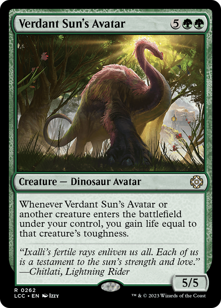 Verdant Sun's Avatar [The Lost Caverns of Ixalan Commander] | Eastridge Sports Cards & Games