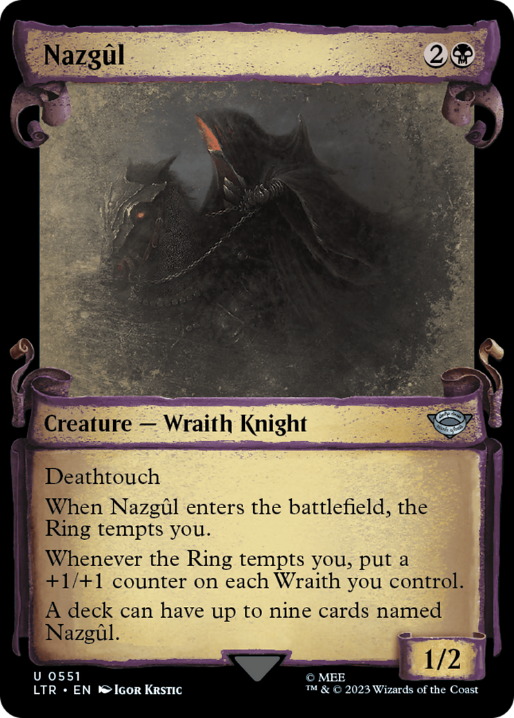 Nazgul (0551) [The Lord of the Rings: Tales of Middle-Earth Showcase Scrolls] | Eastridge Sports Cards & Games