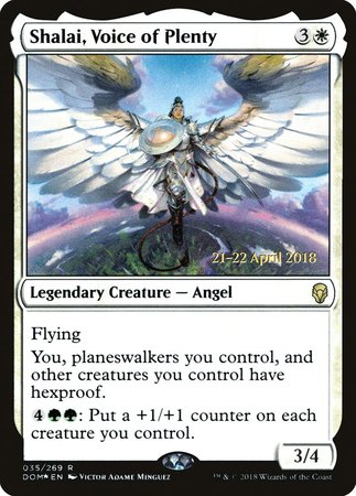 Shalai, Voice of Plenty [Dominaria Promos] | Eastridge Sports Cards & Games