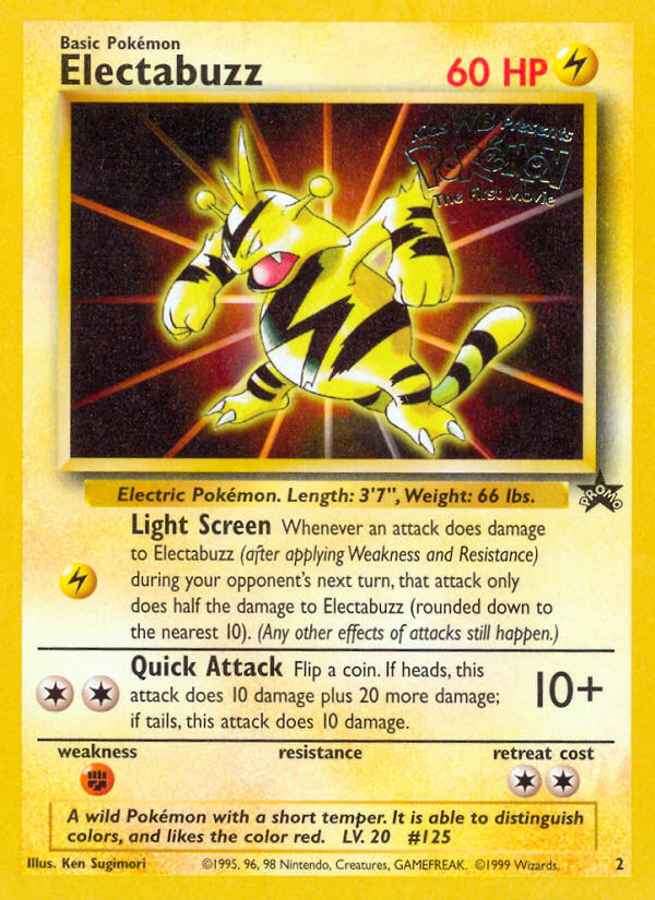 Electabuzz (2) [Wizards of the Coast: Black Star Promos] | Eastridge Sports Cards & Games