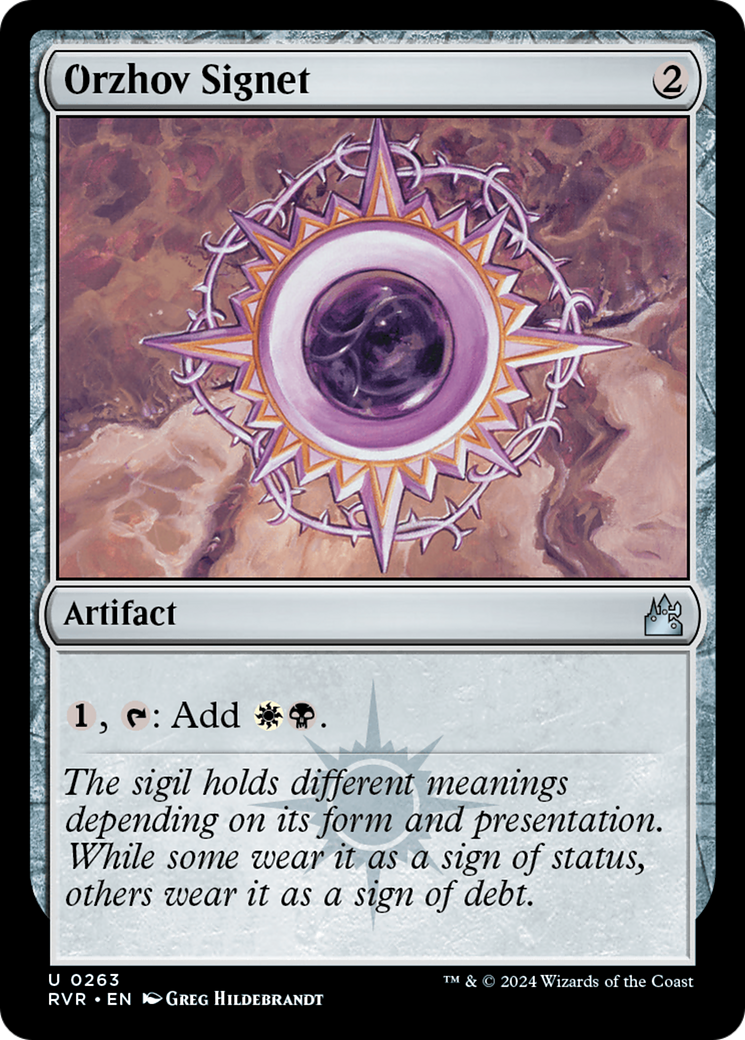 Orzhov Signet [Ravnica Remastered] | Eastridge Sports Cards & Games