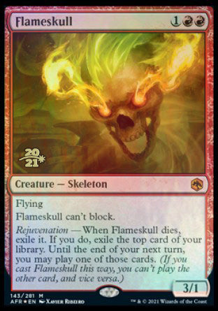 Flameskull [Dungeons & Dragons: Adventures in the Forgotten Realms Prerelease Promos] | Eastridge Sports Cards & Games