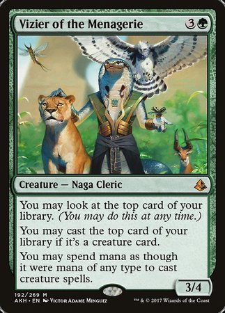 Vizier of the Menagerie [Amonkhet] | Eastridge Sports Cards & Games