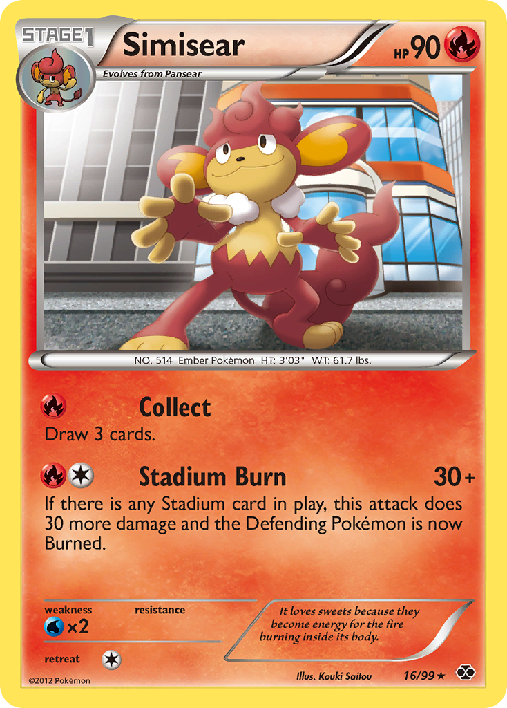 Simisear (16/99) [Black & White: Next Destinies] | Eastridge Sports Cards & Games