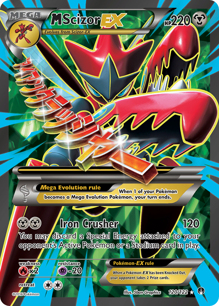 M Scizor EX (120/122) [XY: BREAKpoint] | Eastridge Sports Cards & Games