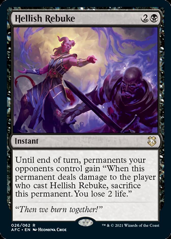 Hellish Rebuke [Dungeons & Dragons: Adventures in the Forgotten Realms Commander] | Eastridge Sports Cards & Games