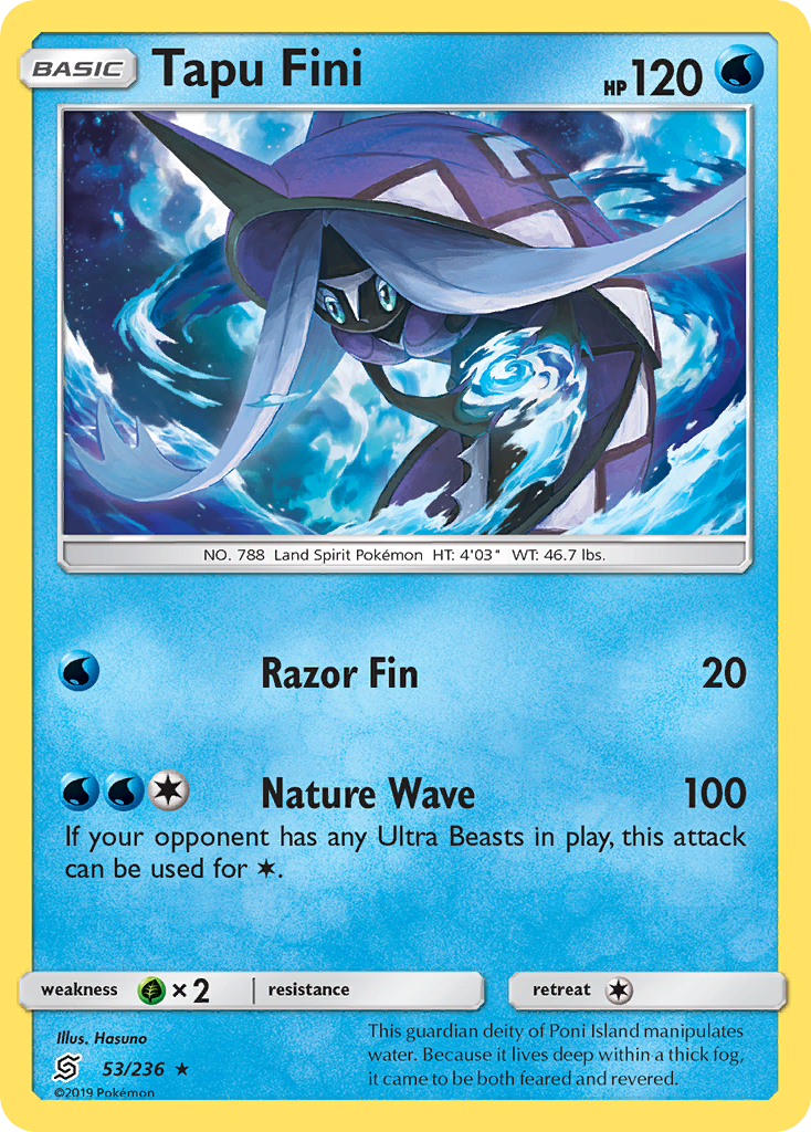 Tapu Fini (53/236) [Sun & Moon: Unified Minds] | Eastridge Sports Cards & Games