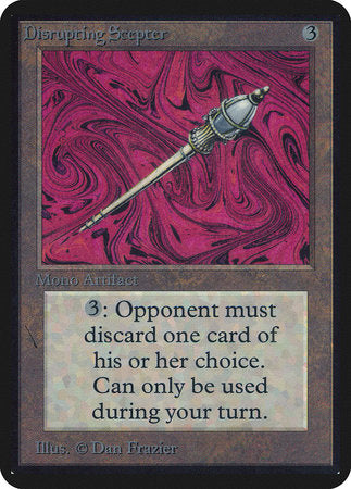 Disrupting Scepter [Limited Edition Alpha] | Eastridge Sports Cards & Games