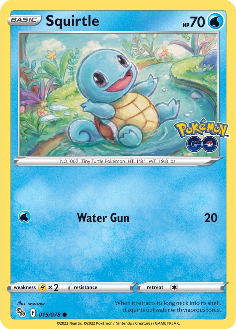 Squirtle (015/078) [Pokémon GO] | Eastridge Sports Cards & Games