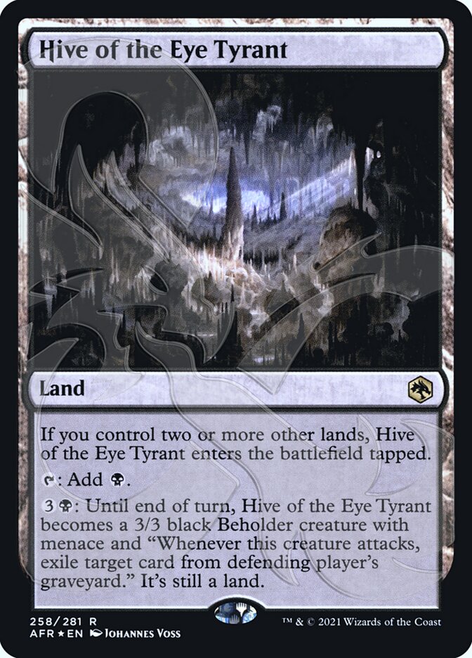 Hive of the Eye Tyrant (Ampersand Promo) [Dungeons & Dragons: Adventures in the Forgotten Realms Promos] | Eastridge Sports Cards & Games