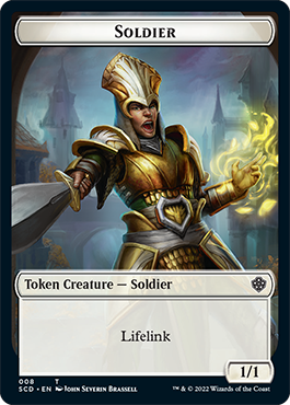 Saproling // Soldier Double-Sided Token [Starter Commander Decks] | Eastridge Sports Cards & Games