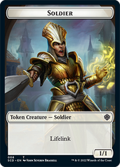 Elf Warrior // Soldier Double-Sided Token [Starter Commander Decks] | Eastridge Sports Cards & Games