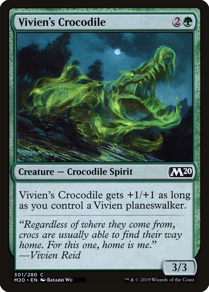 Vivien's Crocodile [Core Set 2020] | Eastridge Sports Cards & Games