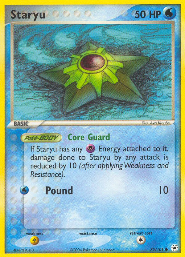 Staryu (75/101) [EX: Hidden Legends] | Eastridge Sports Cards & Games