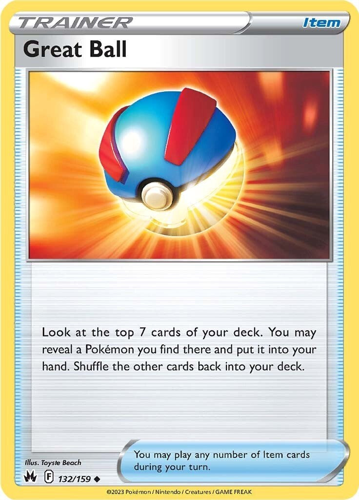 Great Ball (132/159) [Sword & Shield: Crown Zenith] | Eastridge Sports Cards & Games