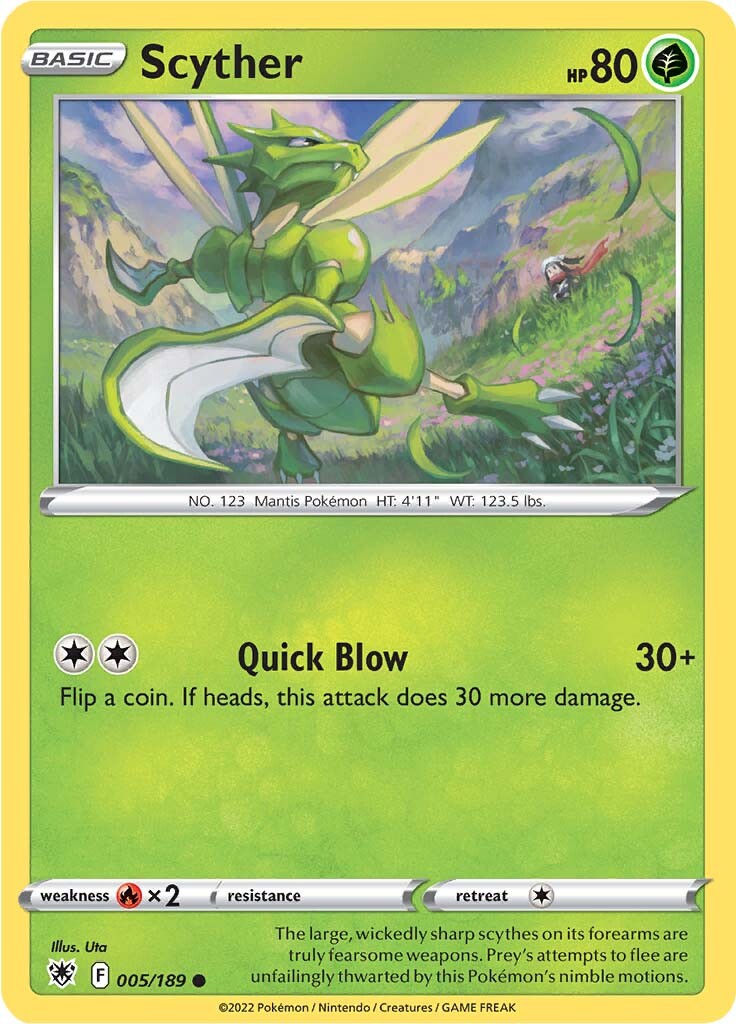 Scyther (005/189) [Sword & Shield: Astral Radiance] | Eastridge Sports Cards & Games