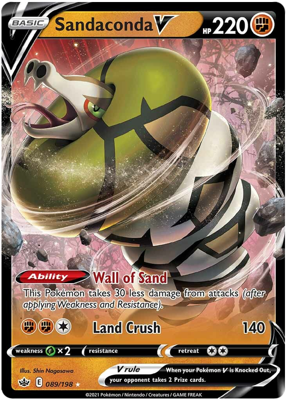 Sandaconda V (089/198) [Sword & Shield: Chilling Reign] | Eastridge Sports Cards & Games