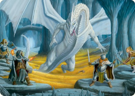 Cave of the Frost Dragon Art Card [Dungeons & Dragons: Adventures in the Forgotten Realms Art Series] | Eastridge Sports Cards & Games