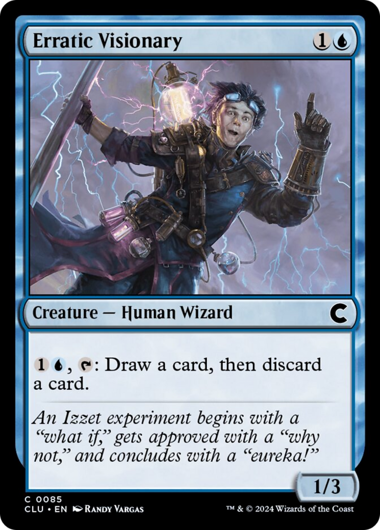 Erratic Visionary [Ravnica: Clue Edition] | Eastridge Sports Cards & Games