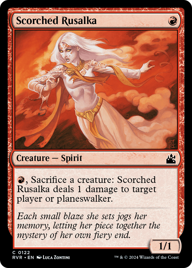 Scorched Rusalka [Ravnica Remastered] | Eastridge Sports Cards & Games