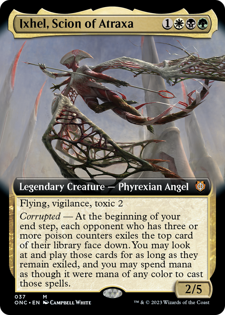 Ixhel, Scion of Atraxa (Extended Art) [Phyrexia: All Will Be One Commander] | Eastridge Sports Cards & Games
