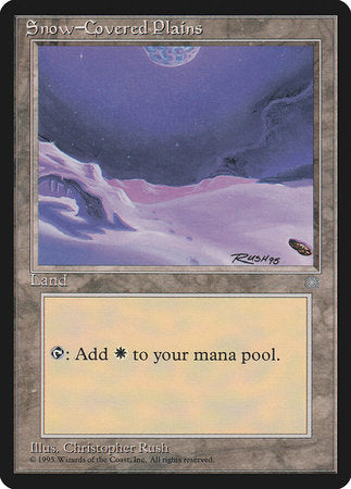 Snow-Covered Plains [Ice Age] | Eastridge Sports Cards & Games